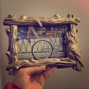 Gold picture frame